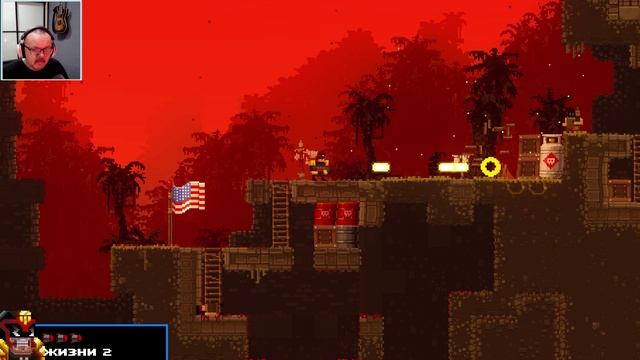 Пиксельный Марафон. Broforce #5 Boss Stealth Tank
