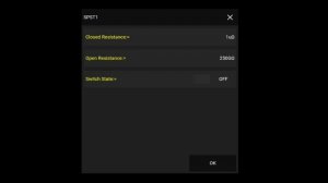 Работа триггера в программе Circuit Solver