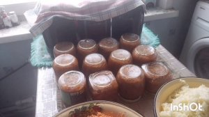 Вся в заботах мои заготовки