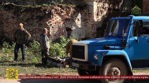 В селе Ирта Архангельской области на территории храмового комплекса прошёл первый субботник