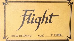 Гитара Flight D 200BK - Лесник ( группа Король и Шут )