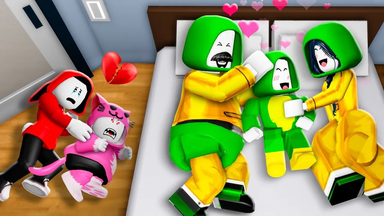 БЕДНЯГА Джей Джей хочет, чтобы его любила богатая семья! Анимация Роблокс смотреть онлайн