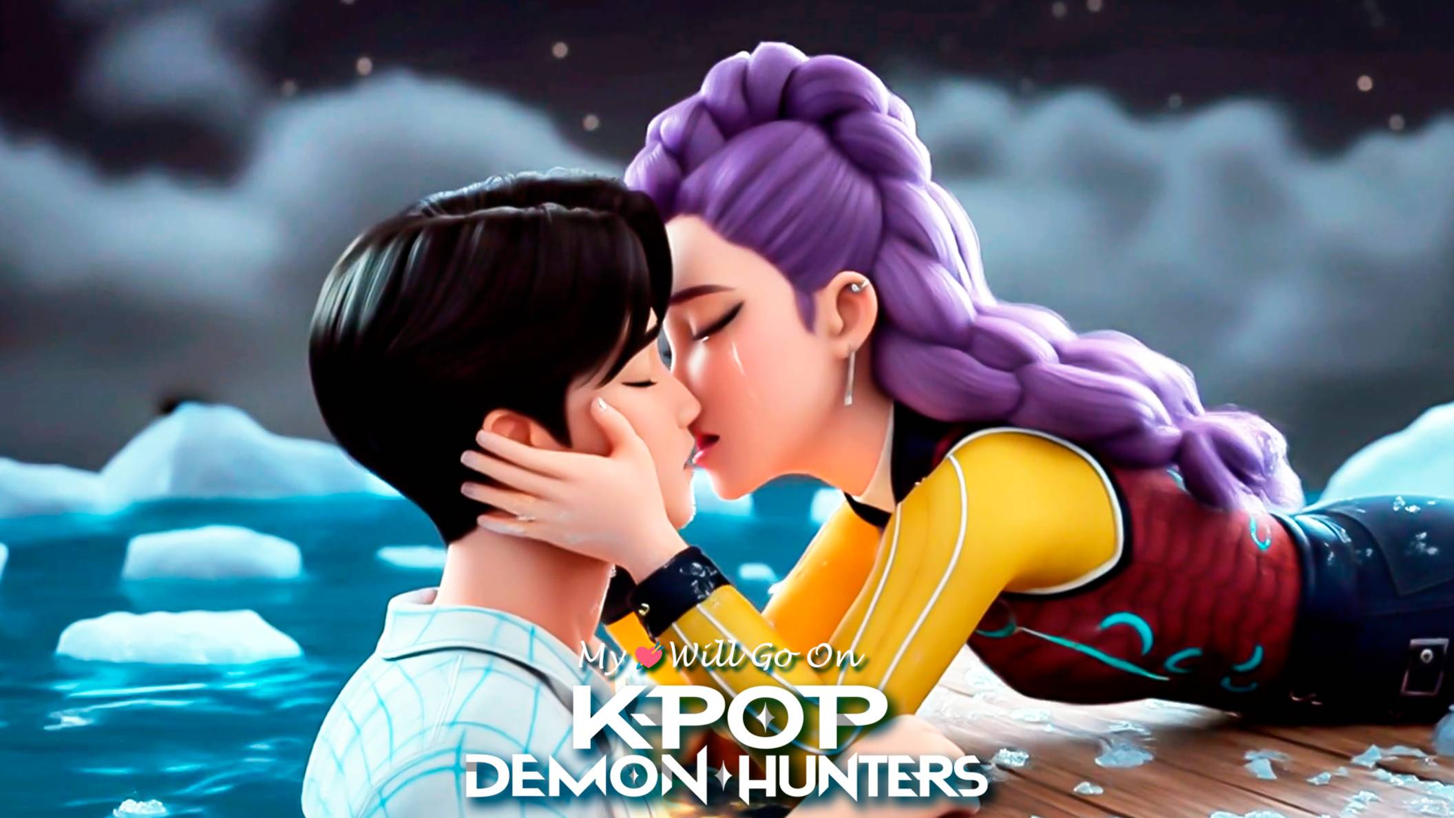 K-Pop Demon Hunters: МОЁ 💔 ВСЁ ЕЩЁ ЛЮБИТ – Запретная любовь Руми и Джину на Титанике 💘🚢