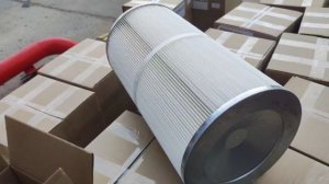 Патронный фильтр площадью 11 м2 для очистки воздуха от пыли