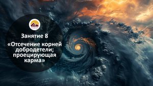 урок 8 " Отсечение корней добродетели ; проецирующая карма "