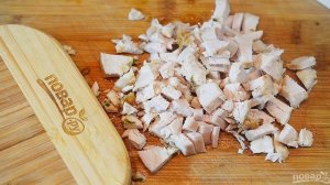 Салат Оргазм с жареными шампиньонами