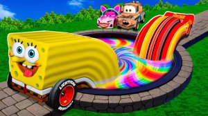 Машинки летают и прыгают! Развивающие мультики Машины помощники. Мультфильмы про машинки