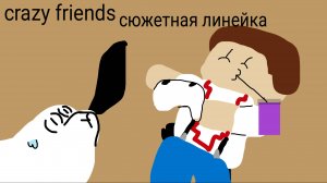 crazy friends сюжетная ленейка