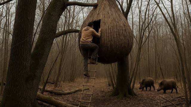 Мой процесс создания естественного укрытия и слияния с природой ASMR смотреть онлайн