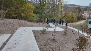 В парке Снеговой Пади 15 октября приступят к асфальтированию дорожек.