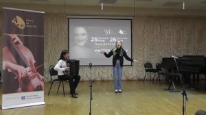 Мастер-класс лауреата международных конкурсов М. В. Балашовой (народный вокал)