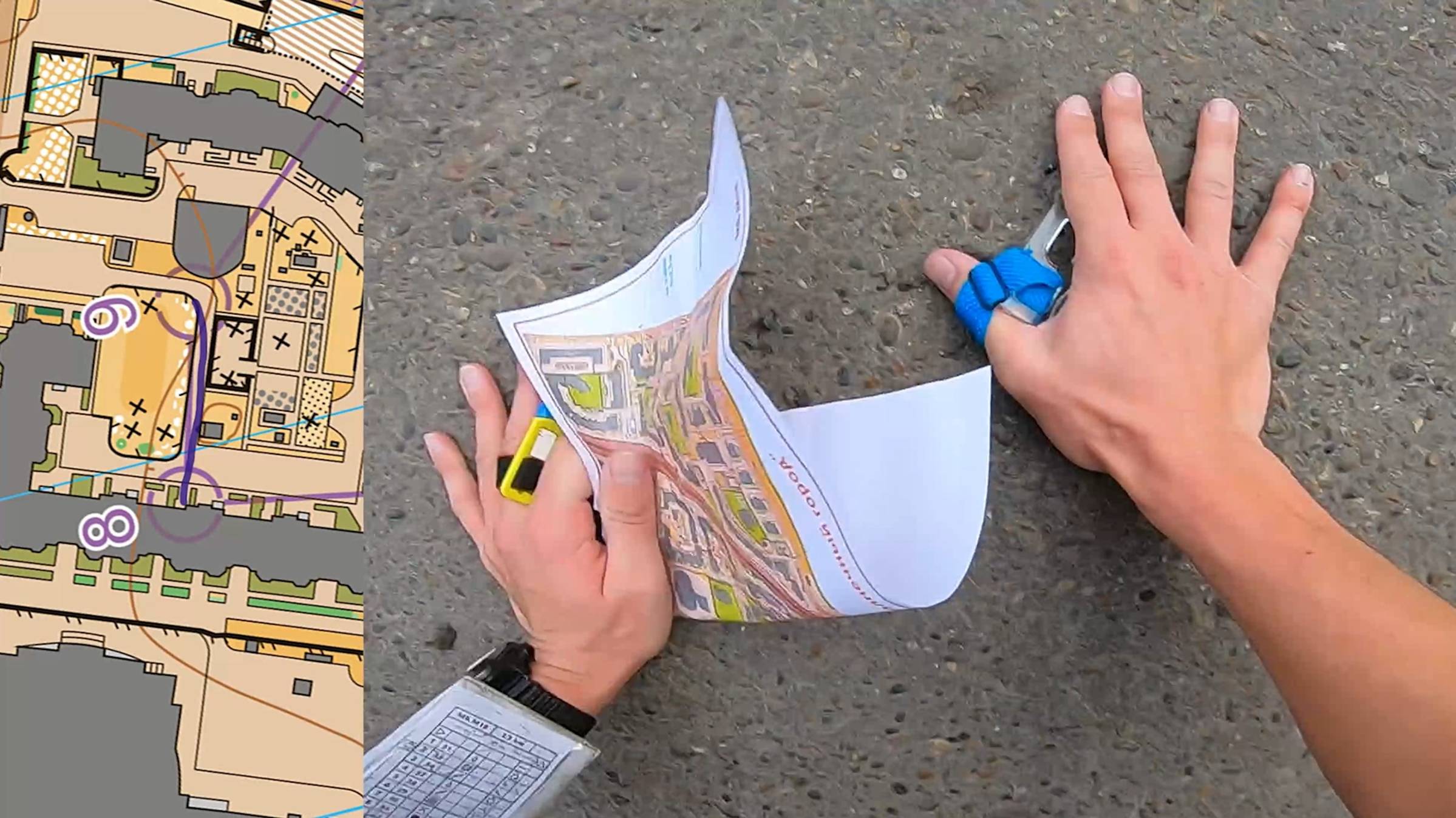 Спринт по городу Чемпионат Республики Headcam orienteering 98