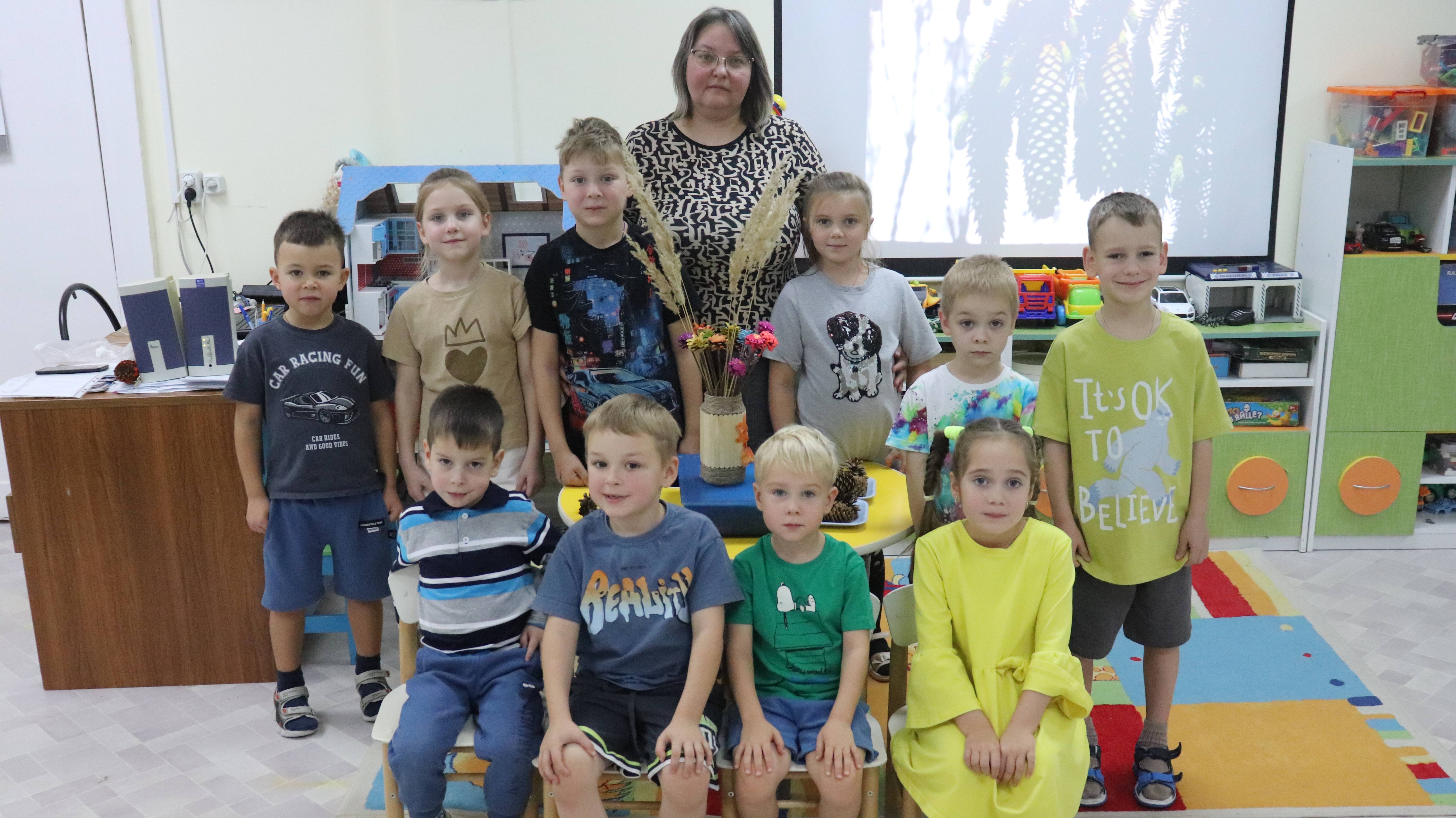 "ЧУДЕСА ИЗ ШИШЕК" - занятие в детском саду-Школе МОРОЗКО (художественно-технологическое направление)