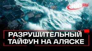 Снес дома: мощный тайфун «Халонг» обрушился на Аляску