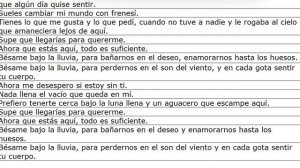 i+4 Rubyana Fernandez — Besame Bajo La Lluvia