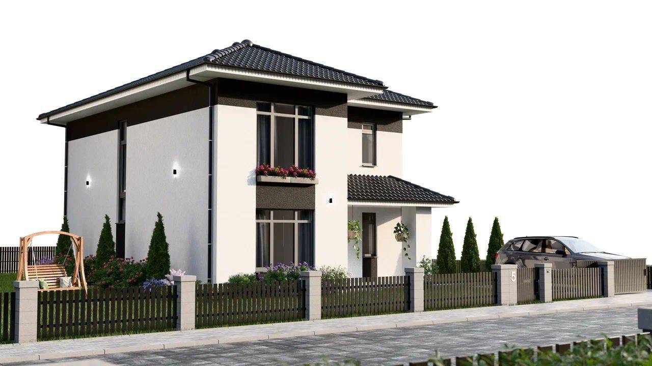 ДВУХЭТАЖНЫЙ ДОМ в КП Дом мечты Гурьевского района.156 м² на участке 5 соток.