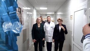В кузбасской больнице им. Подгорбунского завершен ремонт эндоскопического отделения