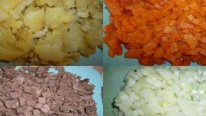 Салат Оливье с яблоками
