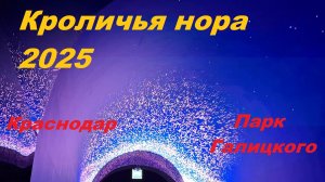 Кроличья нора, парк Галицкого, Краснодар 2025