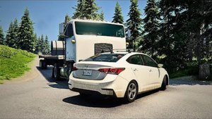 BeamNG Drive — Безрассудное вождение и аварии на дорогах