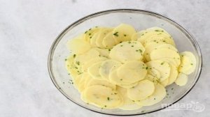 Пирог с картофелем, беконом и сыром