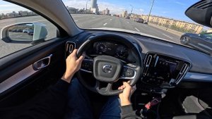 2021 Volvo XC40 / Вольво ХС40 2.0 автомат 190 л.с. | Тест драйв от первого лица | Шумомер | Обзор