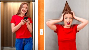 Смешные проблемы с длинными и короткими волосами 💇♀️😂
