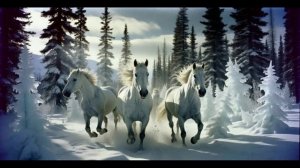 "три белых коня"  Альт-рок, авторская песня, творчество нейросети