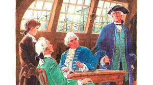 Р. Л. Стивенсон. "Остров сокровищ"  Глава "Порох и оружие" (начало)