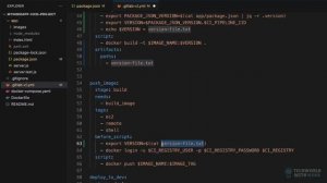 6.2 Configure Dynamic Versioning for Docker Image