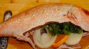 Окунь в духовке в фольге