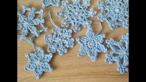 Обзор "Снежинки" из полиэфирного шнура. Серия из 10 разных снежинок.