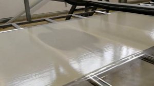 Производство гладкого композитного полиэфирного листа ERSTE на Заводе "Севзапкомпозит"