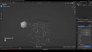 Дождь в Blender за минуту