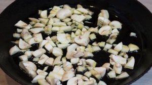 Салат с языком и шампиньонами