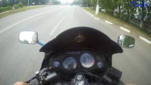 Гиперразгон у рынка на Kawasaki ZZR 400 (2). Вязники. север. рынок.