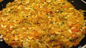 Пирог с капустой и яйцом