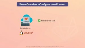 4.6 Demo Overview. Configure self-managed Runners