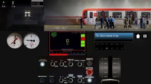 Симулятор ленинградского метро 2D поезд балтиец