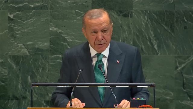 Выступление президента Турции Реджепа Тайипа Эрдогана на 80-й сессии Генассамблеи ООН (1080p_30fps_H