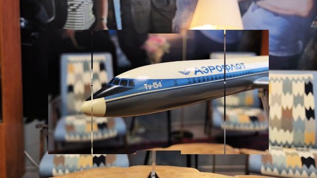 Сувенирная модель самолета Аэрофлот ТУ-154
