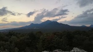 Закат на горе Бештау.
