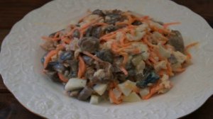 Салат Орхидея с курицей