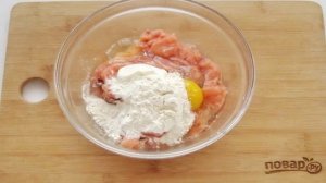 Оладьи из горбуши