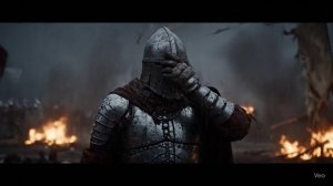 veo3 Средневековый рыцарь - это современный призыв к действию
