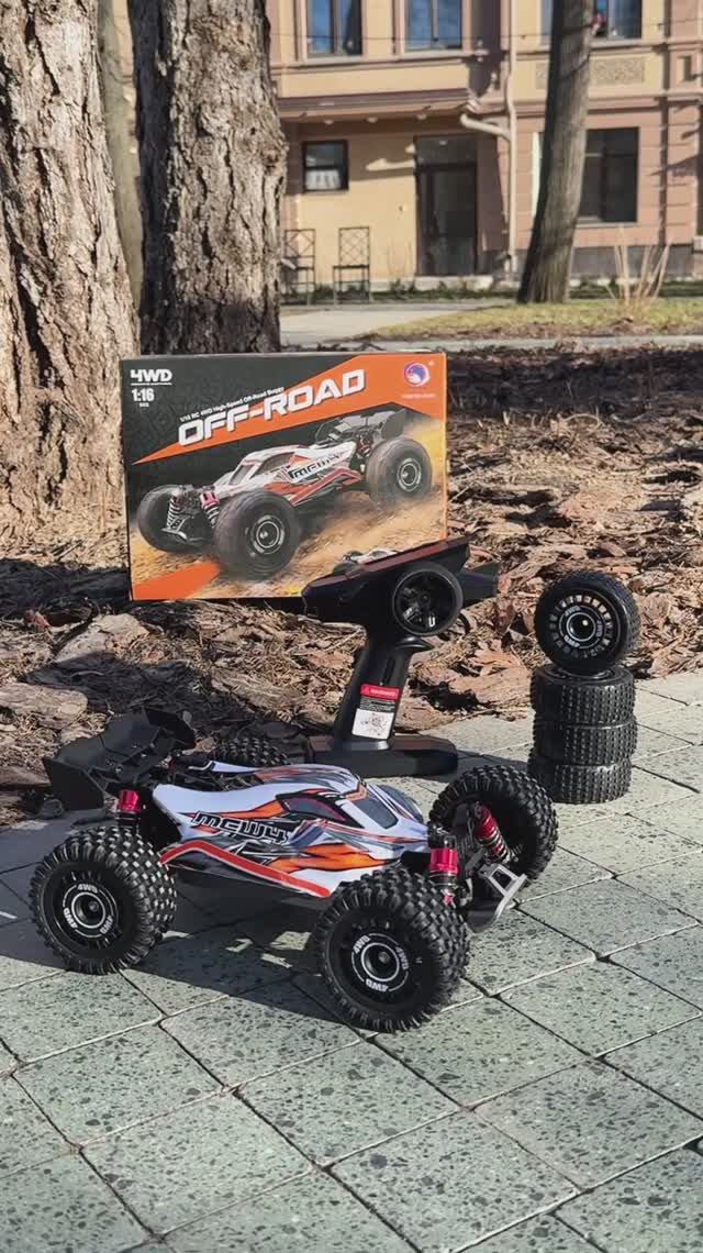 Радиоуправляемая багги MJX Hyper Go 4WD Brushless Buggy 1:16 - MJX-M162, 6.790р сайт cars-kids.com смотреть онлайн
