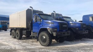 Передвижные паровые установки ППУА 1600/100 на шасси Урал NEXT 4320-72