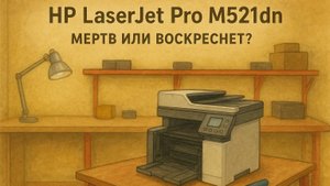 HP LaserJet Pro M521dn — МЁРТВ или ВОСКРЕСНЕТ? 💀🔥
