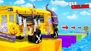 Сможет ли тачка проехать по сломанной дороге в гта 5 ? - эксперимент в gta 5