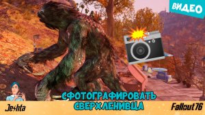 Fallout 76 ☢️ Испытание «Сфотографировать камерой Сверхленивца»